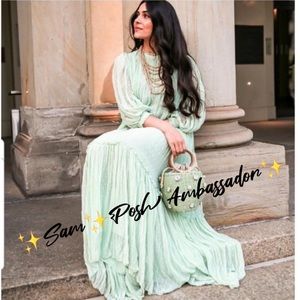 ZARA DOTTED MESH MAXI DRESS✨